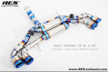 2012 NISSAN GT-R 3.8T Titanium / Valvetronic Muffler System